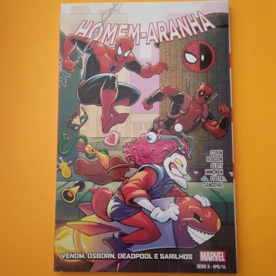 Homem Aranha, série II, n.º 6: Venom, Osborn, Deadpool e Sarilhos