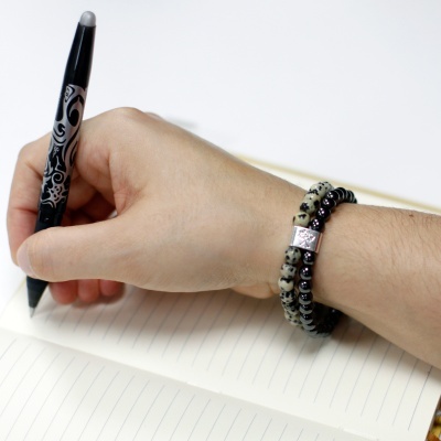 Pulseira&#x20;Magn&#x00E9;tica&#x20;de&#x20;Pedra&#x20;Jaspe&#x20;D&#x00E1;lmata&#x20;-&#x20;A&#x20;Pedra&#x20;do&#x20;Otimismo