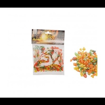 Pacote de pedras decorativas coloridas para jardim