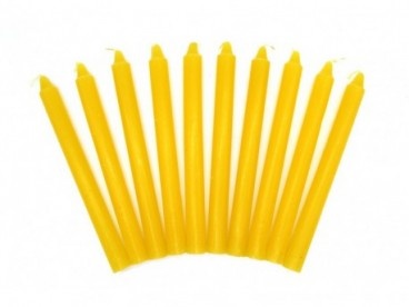 VELA LISA RITUAL AMARELA