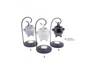 QUEIMADOR ESSENCIA CERAMICA 9X9X20CM