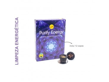 COPOS CARVAO E RESINA NATURAL LIMPEZA ENERGETICA 6PCS