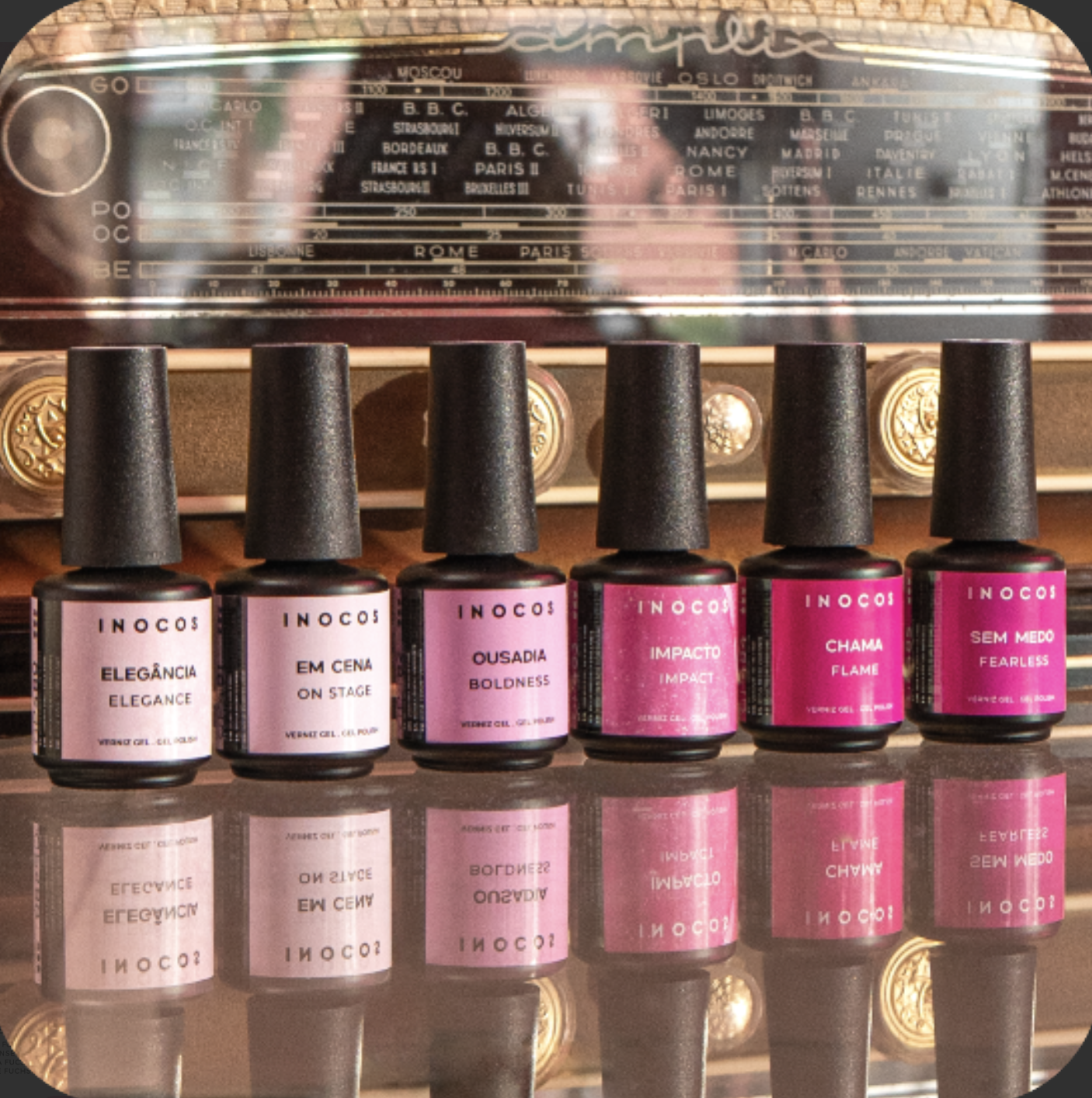 Verniz Gel Inocos – Coleção Atitude Rosa (6 cores) Verniz Gel Inocos – Coleção Atitude Rosa (6 cores)