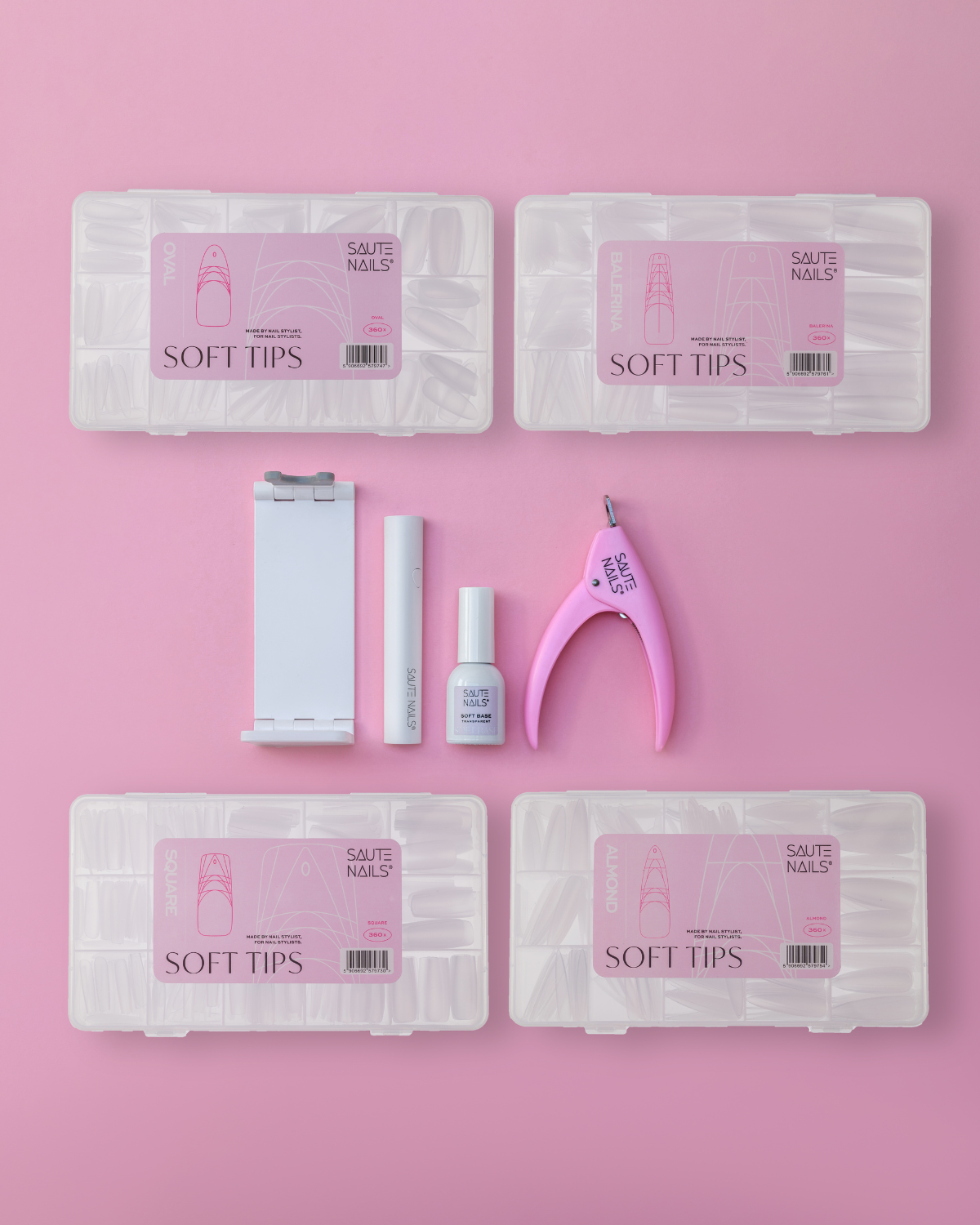 Conjunto Saute Nails Soft Tips System XXL Conjunto Saute Nails Soft Tips System XXL
