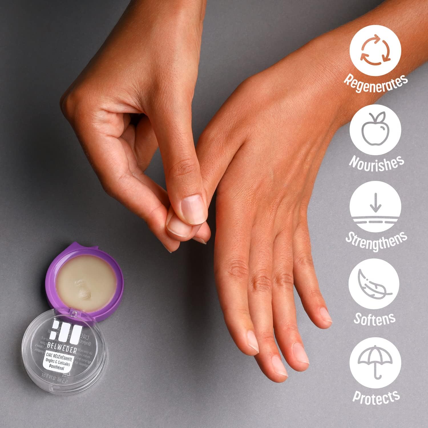 Cera Regeneradora de Cutículas Belweder com Pantenol 5,5ml - Fortalece e Repara Unhas Danificadas (Envio em 3 dias) Cera Regeneradora de Cutículas Belweder com Pantenol 5,5ml - Fortalece e Repara Unhas Danificadas (Envio em 3 dias)