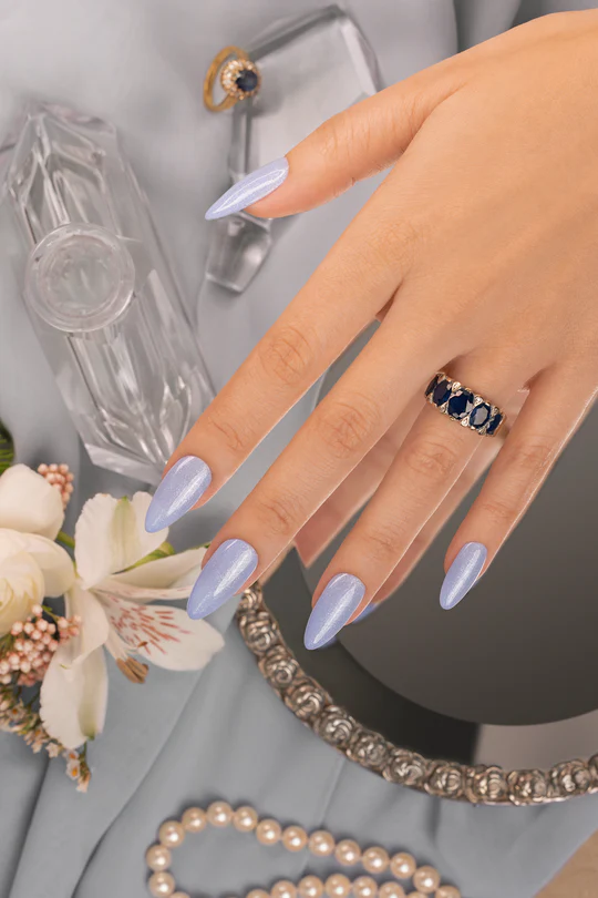 Fusion Color ID6 - Something Blue - Azul ceú com brilhos prateados Fusion Color ID6 - Something Blue - Azul ceú com brilhos prateados