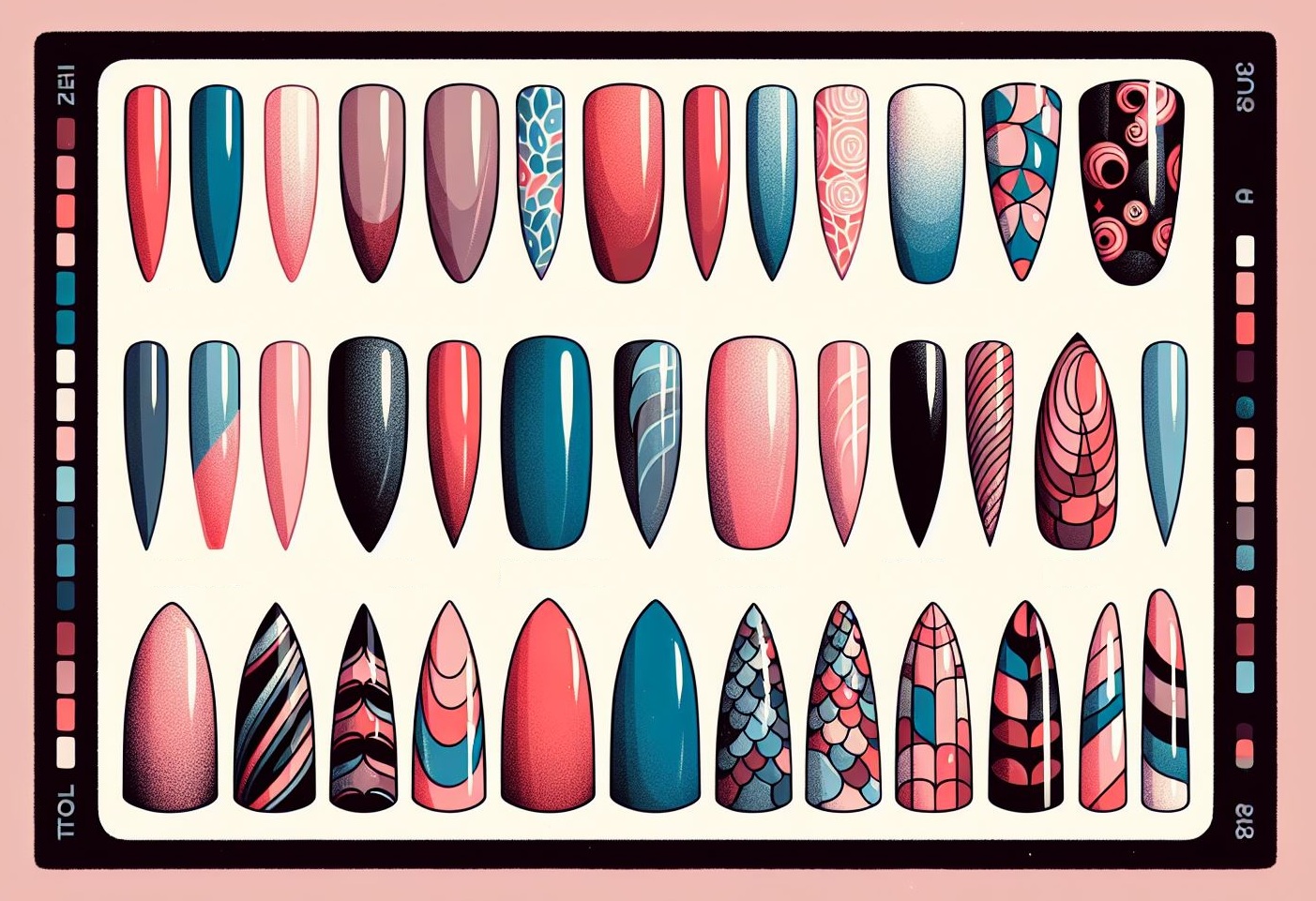 Há 9 formatos de unhas diferentes. Descubre o teu aqui.