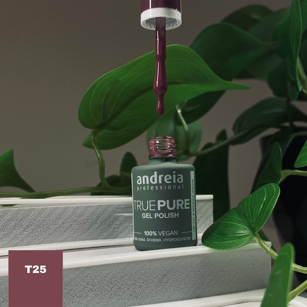 The Gel Polish Andreia True Pure T25 (Rosa Velho Escuro) The Gel Polish Andreia True Pure T25 (Rosa Velho Escuro)