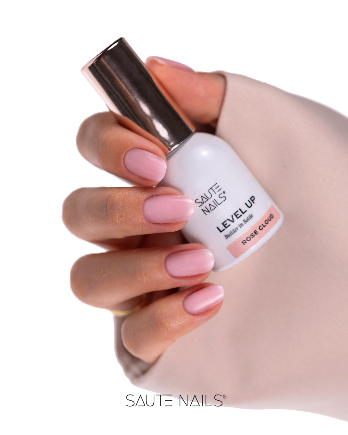 Gel Construtor Saute Nails BiB Level UP – Rose Cloud (Rosa Leitoso) 8ml Gel Construtor Saute Nails BiB Level UP – Rose Cloud (Rosa Leitoso) 8ml