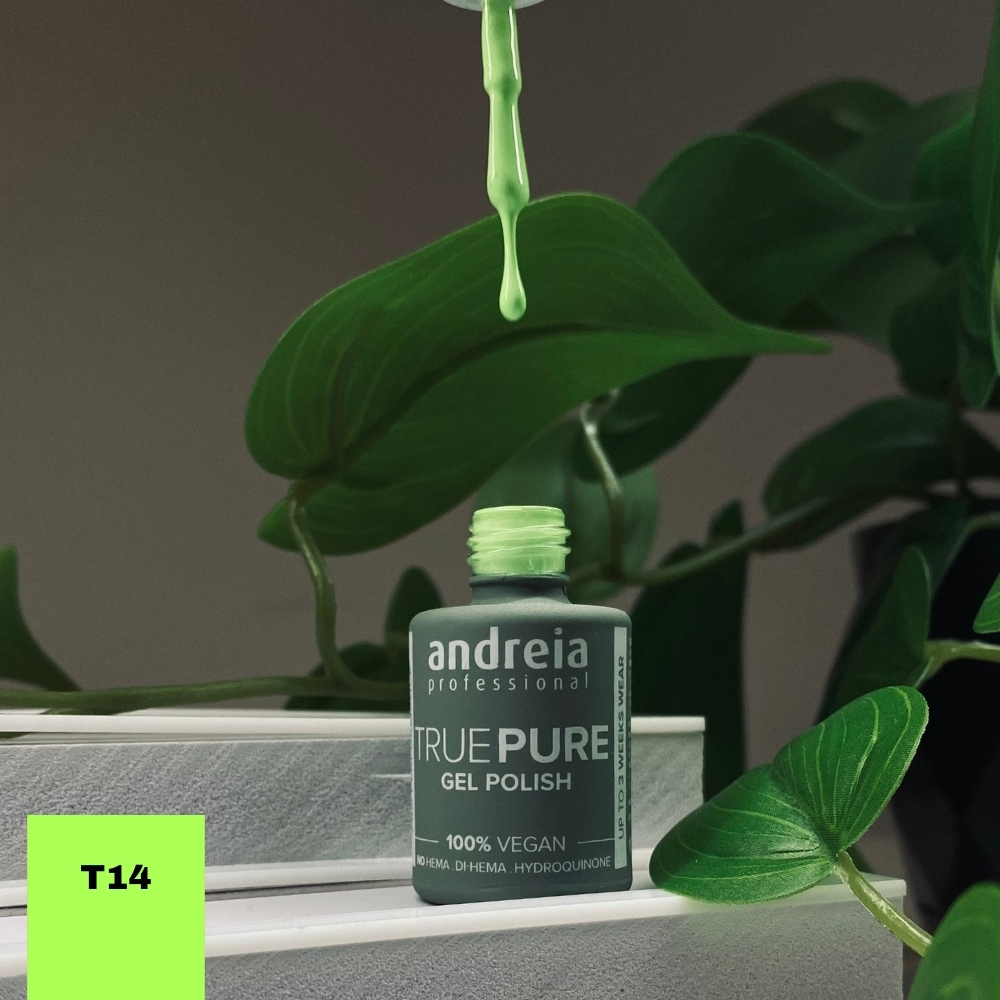 The Gel Polish Andreia True Pure T14 (Verde Néon) The Gel Polish Andreia True Pure T14 (Verde Néon)