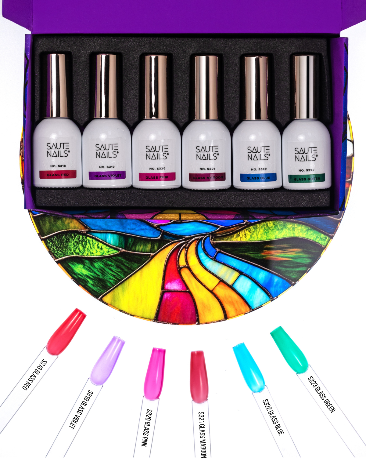 Coleção de Verniz Gel Semi-transparente "The Glass Muse" Coleção de Verniz Gel Semi-transparente "The Glass Muse"