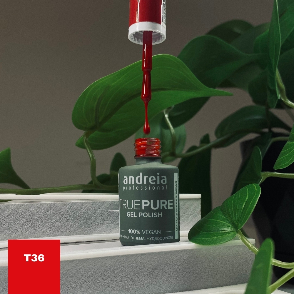The Gel Polish Andreia True Pure T36 (Vermelho Vivo) The Gel Polish Andreia True Pure T36 (Vermelho Vivo)