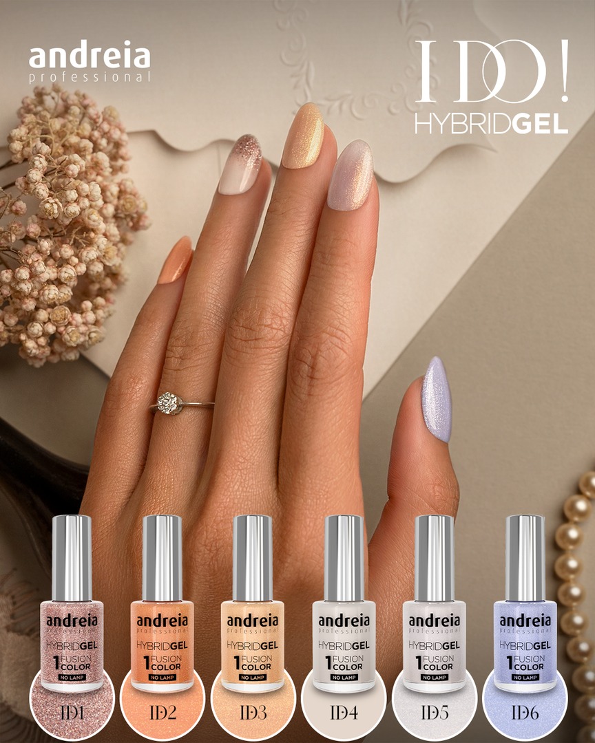 HYBRID GEL ANDREIA – IDO! Collection (6 Cores) HYBRID GEL ANDREIA – IDO! Collection (6 Cores)