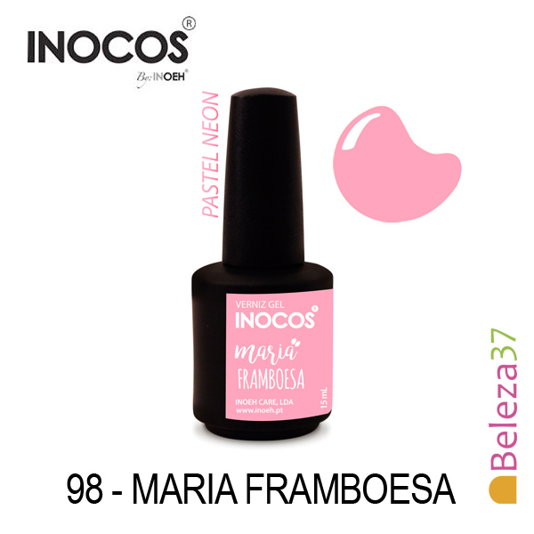 Verniz Gel Inocos 98 — Maria Framboesa (Rosa Barbie) Verniz Gel Inocos 98 — Maria Framboesa (Rosa Barbie)