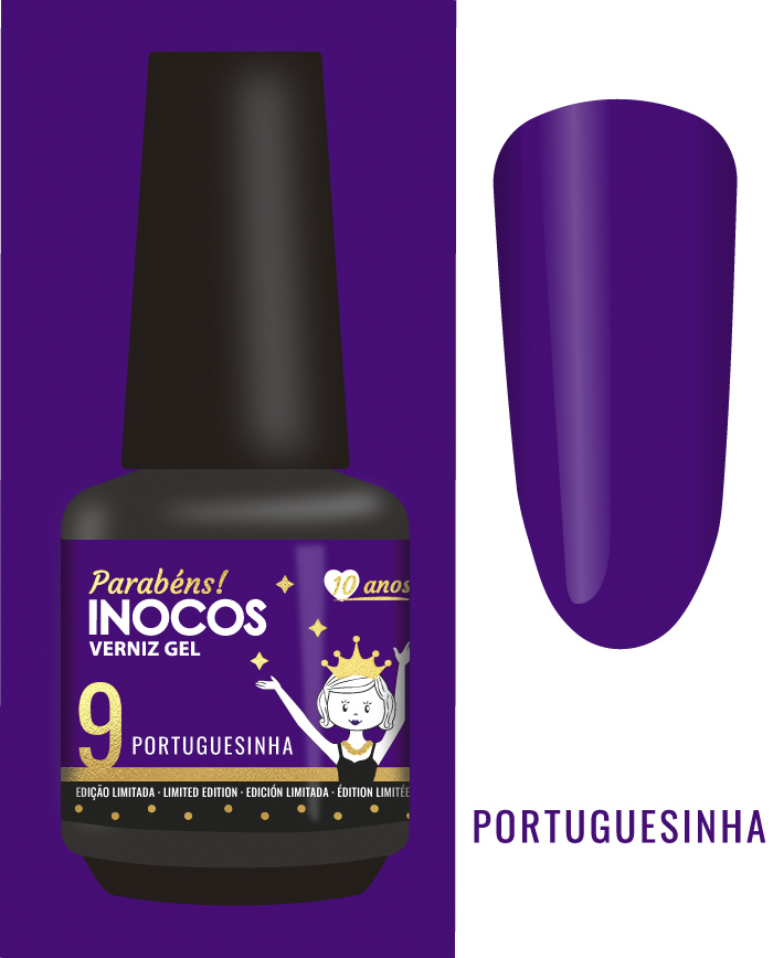 Verniz Gel Inocos – 258 - 9 Portuguesinha Verniz Gel Inocos – 258 - 9 Portuguesinha