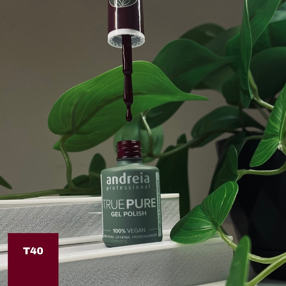 The Gel Polish Andreia True Pure T40 (Bordeaux) The Gel Polish Andreia True Pure T40 (Bordeaux)