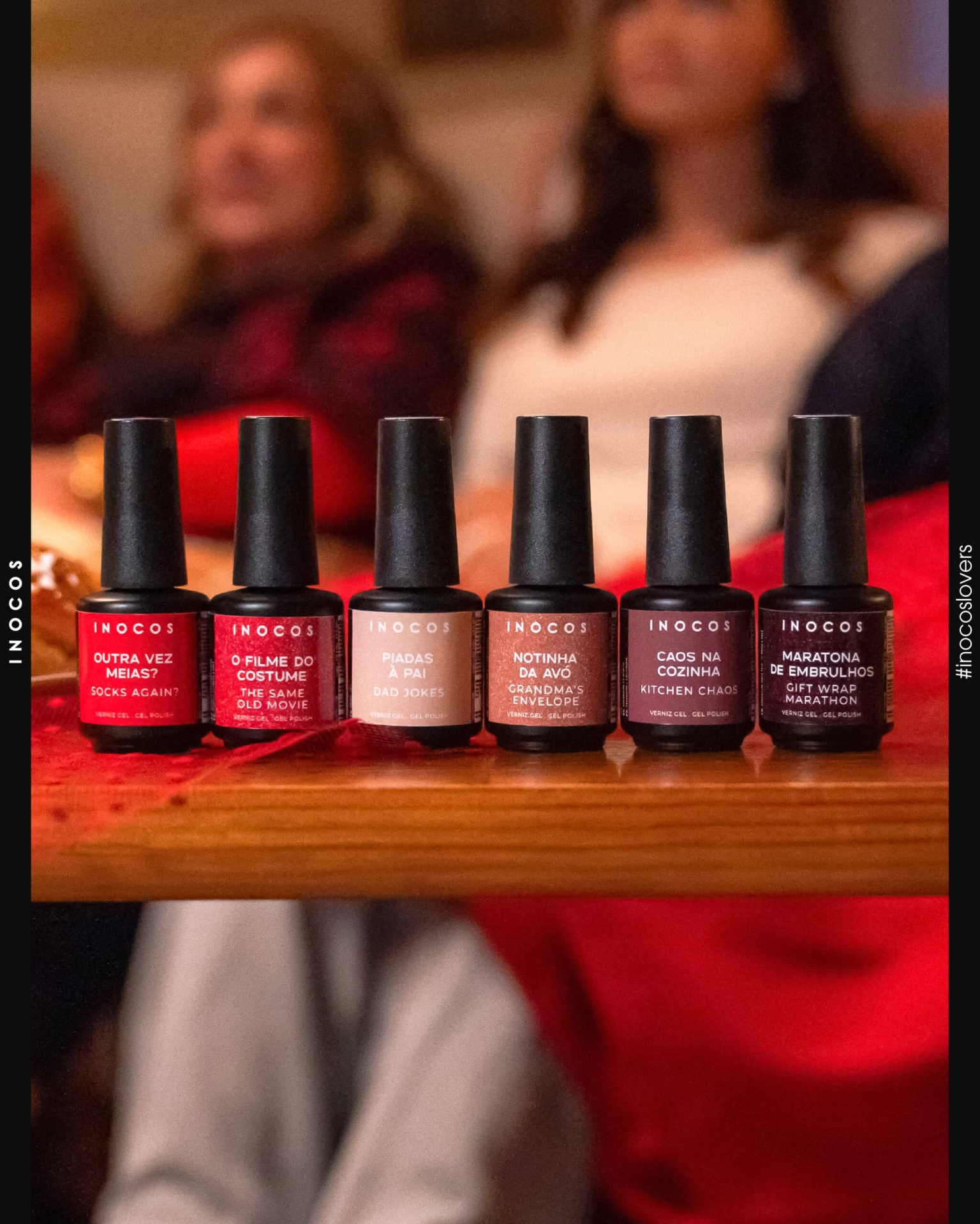 Coleção Verniz Gel Inocos: O TÍPICO NATAL (6 cores) Coleção Verniz Gel Inocos: O TÍPICO NATAL (6 cores)