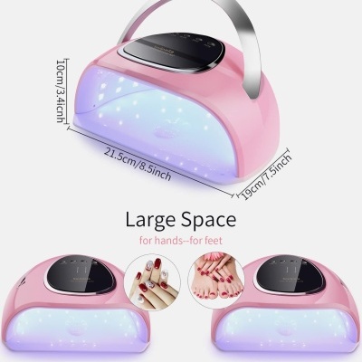 Catalisador UV LED Rosa Soulpala de 48 Leds e 180W