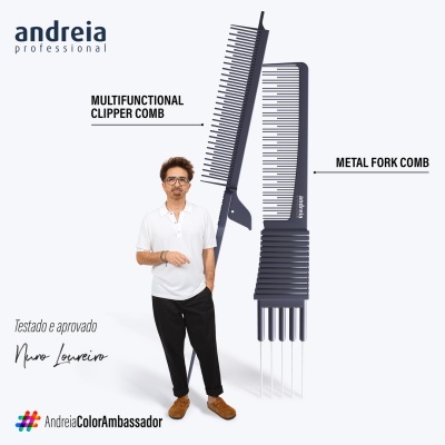 Pente Garfo em Metal Andreia - Metal Fork