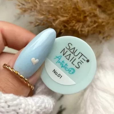 Artistic Gel Saute Nails N.01 - Branco