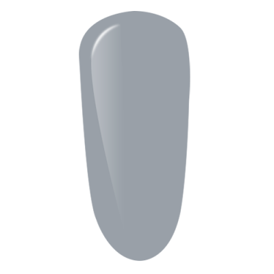 Amostra de verniz de unha cinzento claro brilhante