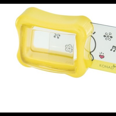 Carimbo Transparente e Raspador KONAD Clear Gelly Stamp Set - Amarelo