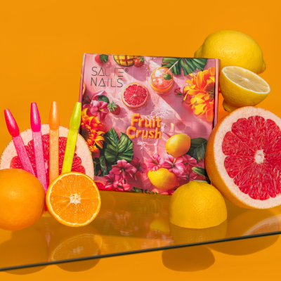 Coleção de Verniz Gel Fruit Crush (4 cores)