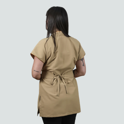 Kimono State of Mind em Microfibra - Cor: Bege, Tamanho L