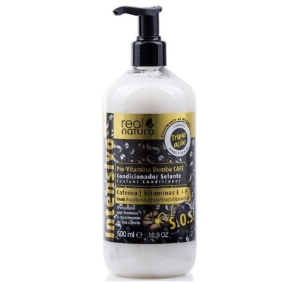 Condionador Real Natura Sem Sal Bomba Café 500ml
