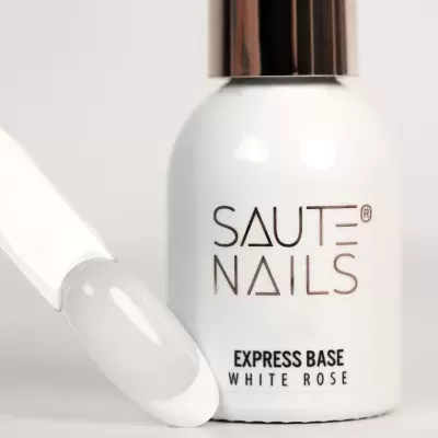 Saute Nails Express Base White Rose (Branco Leitoso)