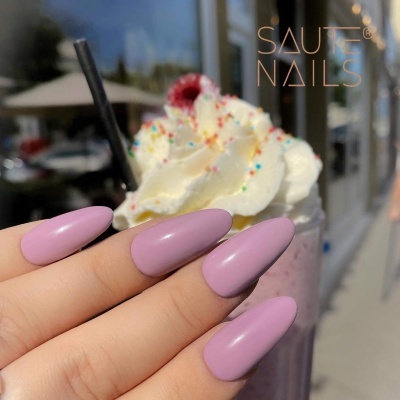 Verniz Gel Saute Nails S198 Milkshake (Nude Morango Pálido)