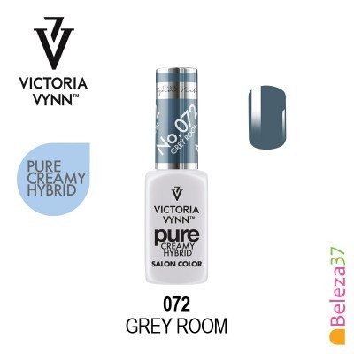 Verniz de unhas Victoria Vynn Grey Room 072 cor cinza escuro