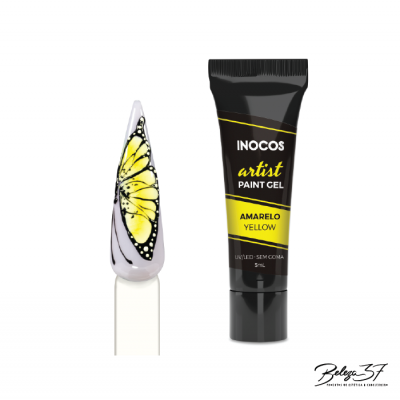 Paint Gel Artist Inocos 5ml - Amarelo