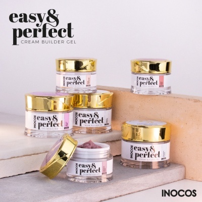 Gel Construção Inocos Easy & Perfect - Rosa Leitoso 50g