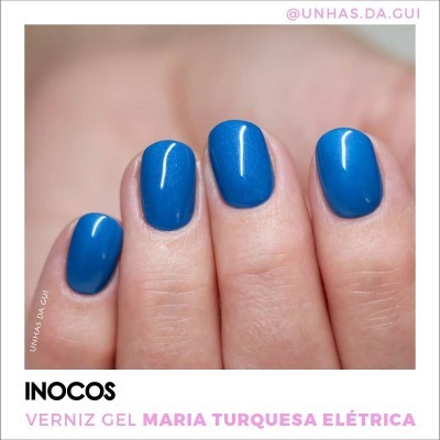 Verniz Gel Inocos 103 — Maria Elétrica Turquesa