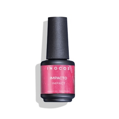 Verniz Gel Inocos 483 - Impacto (Rosa Intenso Cintilante)