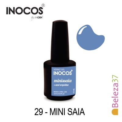 Verniz Gel Inocos 29 — Mini Saia (Azul Orquídea)