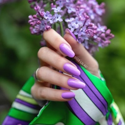 Verniz Gel Saute Nails S123 Lilac (Lilás Claro)