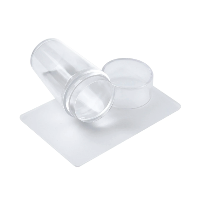 Carimbo e Raspador Transparente