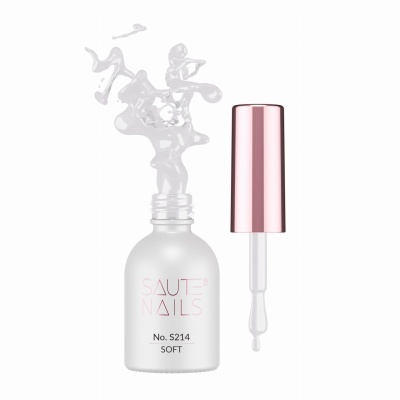 Verniz Gel Saute Nails S214 Soft (Branco Leitoso)