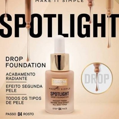 Base Líquida Andreia Face 4 - SPOTLIGHT - Drop Foundation - 003 Neutral Gold
