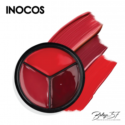 Solid Tricolor Gel Inocos - 7 Red Velvet