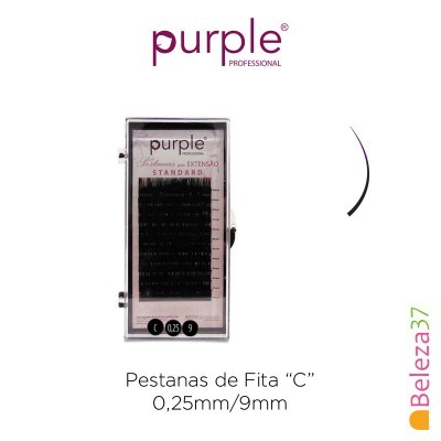 Pestanas de Fita PURPLE - Curvatura "C" - 0,25mm/9mm