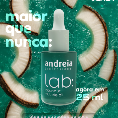 Andreia Lab Coconut Cuticle Oil - Óleo de Cutículas Côco 25ml