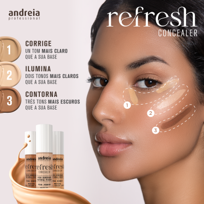 Corrretor Refresh Concealer Andreia 04 - Warm Beige