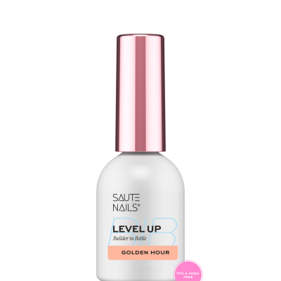 Gel Construtor Saute Nails BiB Level UP – Golden Hour (Bege Quente) 8ml