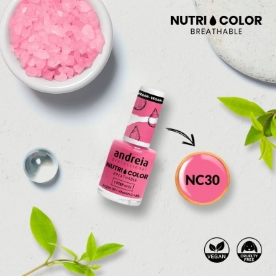 Verniz Andreia Nutricolor NC30 (Rosa Chiclete)
