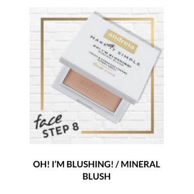 Blush Mate Andreia Face 8 - OH! I'M BLUSHING! / Mineral Blush Matte 02