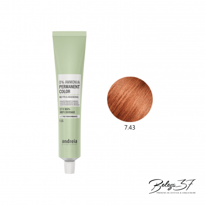 Coloração Permanente Andreia 0% Amoníaco 7.43