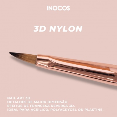 Pincel Essentials 3D Nylon Inocos